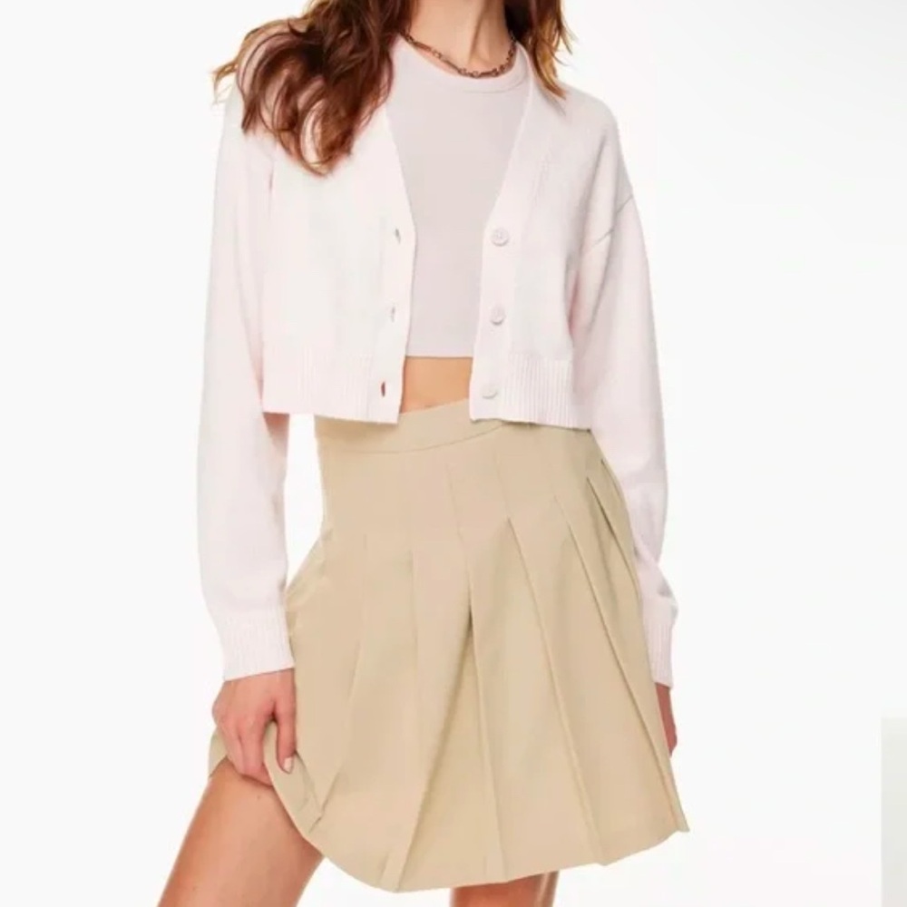 Aritzia Sunday Best Bianca Cardigan - Strawberry Puff